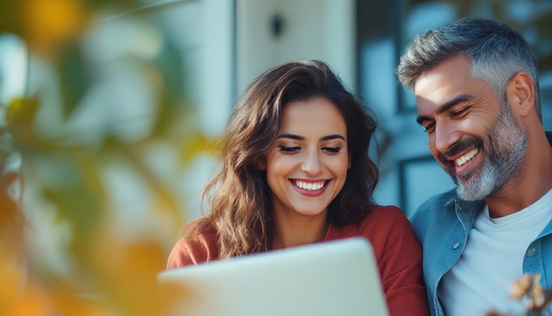 couple searching for an rural internet provider that meets their needs